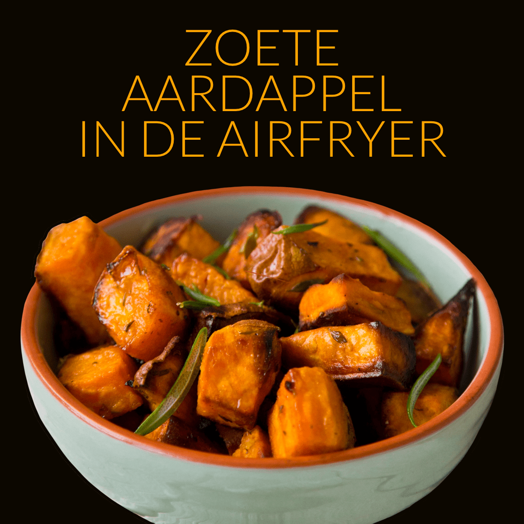 Zoete aardappel in de airfryer, hoe maak je ze lekker krokant ?