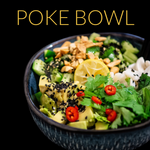 Poke Bowl traf Udon-Nudeln