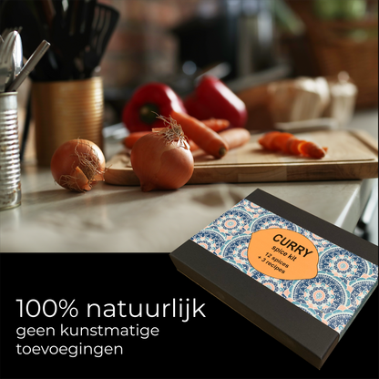curry kruiden voor het maken van heerlijke curry recepten. 3 curry recepten en 12 blikjes currykruiden